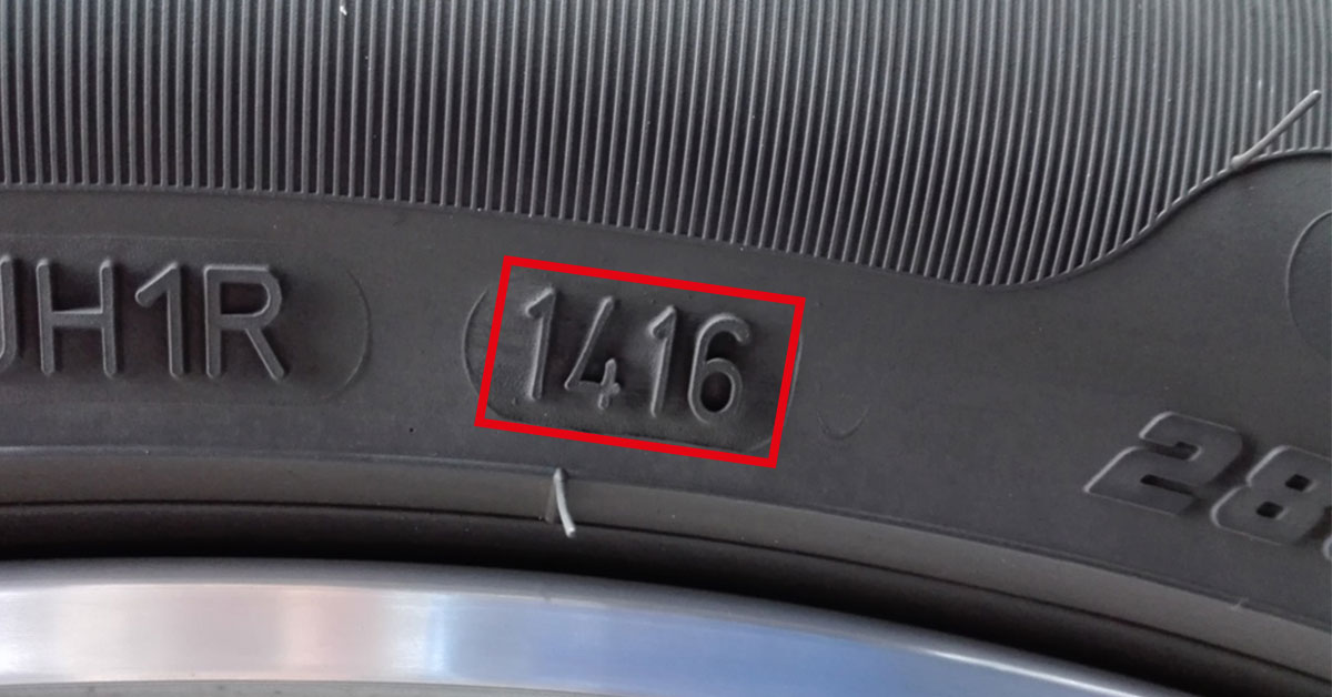 ¿Cómo saber la fecha de fabricación de un neumático? 
